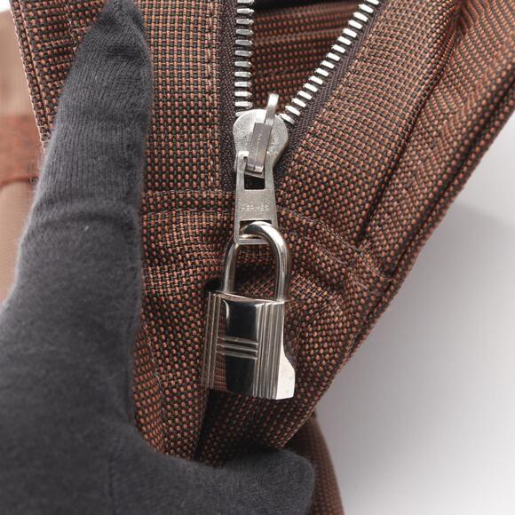 Hermes Herms Air Line PM Tote Bag, Nylon Canvas,